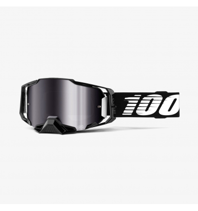 OCHELARI 100% ARMEGA Goggle WAR Red - HiPER Silver Mirror Lens