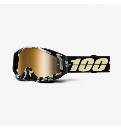 OCHELARI 100% RACECRAFT Goggle Ergoflash - Mirror True Gold Lens