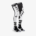 REV Knee Brace Performance Moto Black/White Socks