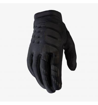 BRISKER Youth Gloves Black/Grey