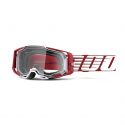 ARMEGA Goggle Oversized Deep Red Clear Lens