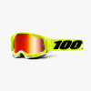 OCHELARI 100% RACECRAFT 2 Fluo Yellow Mirror Red Lens