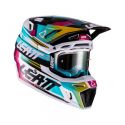 Helmet and Goggle Kit Moto 8.5 V22 AQUA