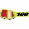 RACECRAFT 2 Goggle Yellow - Mirror Red Lens