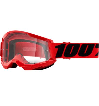 STRATA 2 Goggle Red - Clear Lens