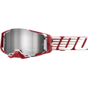 ARMEGA Goggle Oversized Deep Red - Flash Silver Lens