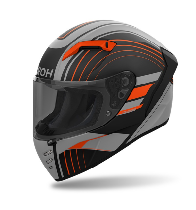 Airoh Connor Achieve Helmet Orange Matt