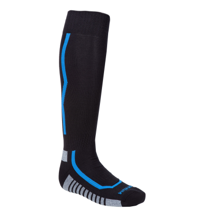 Aggressor Sock 1.0 Black - Electric Blue Lemonade