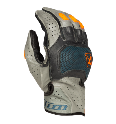 Badlands Aero Pro Short Glove Petrol - Strike Orange