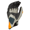 Badlands Aero Pro Short Glove Petrol - Strike Orange