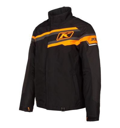 Klimate Jacket Black - Strike Orange