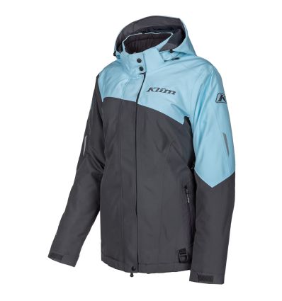 Allure Jacket Asphalt - Crystal Blue