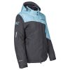 Allure Jacket Asphalt - Crystal Blue