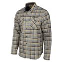 Highland Flannel Shirt Monument Gray - Vibrant Yellow