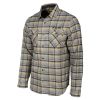 Highland Flannel Shirt Monument Gray - Vibrant Yellow