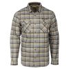 Highland Flannel Shirt Monument Gray - Vibrant Yellow