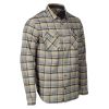 Highland Flannel Shirt Monument Gray - Vibrant Yellow