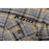 Highland Flannel Shirt Monument Gray - Vibrant Yellow