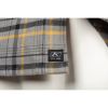 Highland Flannel Shirt Monument Gray - Vibrant Yellow