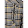 Highland Flannel Shirt Monument Gray - Vibrant Yellow