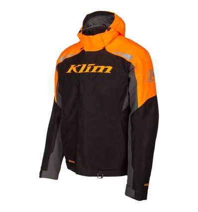 Rift Jacket Black - Strike Orange