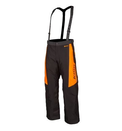 Kaos Pant Black - Strike Orange