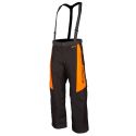 Kaos Pant Black - Strike Orange