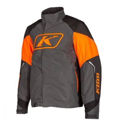 Klim Geaca Snowmobil Insulated Klimate Asphalt-Strike Orange