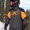 Klim Geaca Snowmobil Insulated Klimate Asphalt-Strike Orange