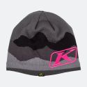 Klim Beanie Castlerock Gray - Knockout Pink