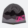 Klim Beanie Castlerock Gray - Knockout Pink