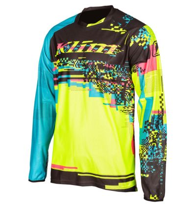 XC Lite Jersey Digital Chaos Black - Yellow