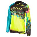 XC Lite Jersey Digital Chaos Black - Yellow