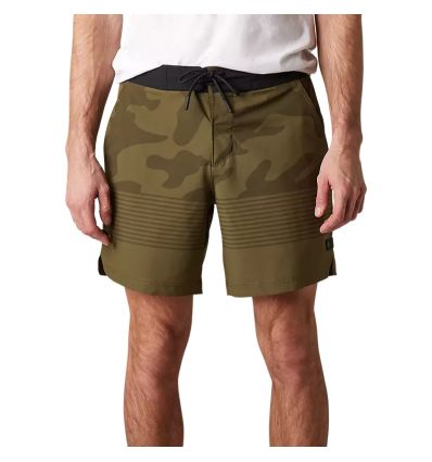 ESSEX VOLLEY CAMO SHORT [OLV GRN]