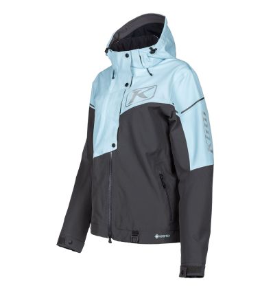 Alpine Jacket Asphalt - Crystal Blue