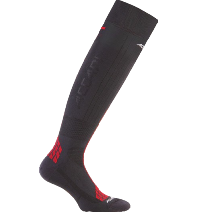 SLICK Socks - Black/Red