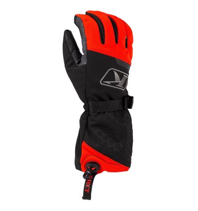 Powerxross Gauntlet Glove Black - Fiery Red