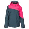 Allure Jacket Petrol - Knockout Pink