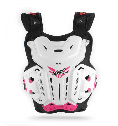 CHEST PROTECTOR 4.5 JACKY WHT/PINK