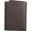 TRIFOLD LEATHER WALLET [BRN]